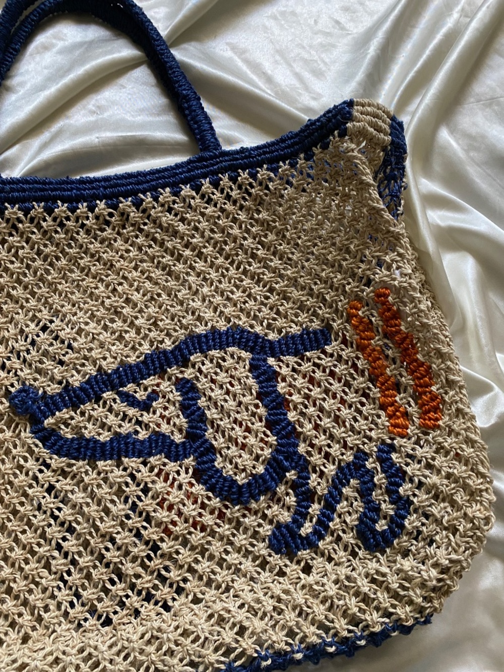 The Jacksons Breton Dog Jute Tote Bag Weiner Dog Daushaund - Picture 2 of 6